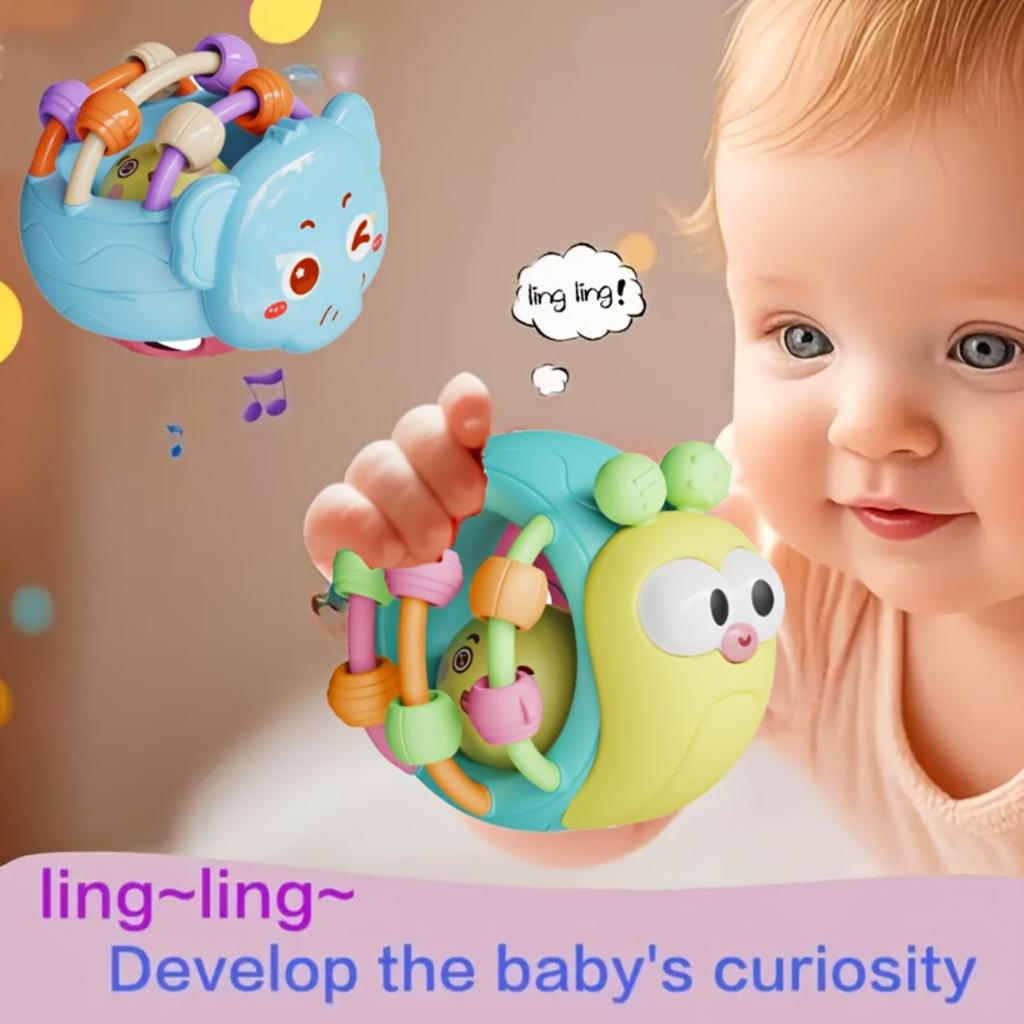Cute And Fun Handheld Baby Ringing Bell Baby Ball Gripable Toy
