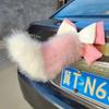 Decorazione Coda Auto Peluche Soffice Fiocco Carino Tocco Morbido Multi Colori Styling Esterno Auto Accessori Auto Per Ragazze