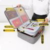 Large Capacity Household Document Organizer - Desktop Storage Bag for Certificates, Passports, and Cards