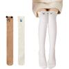 LANGSHA Women's Over-Knee Socks, Coral Fleece Thickened Autumn And Winter Cartoon Long Socks, Home Sleep Warm Maternity Socks, One Size Fits All