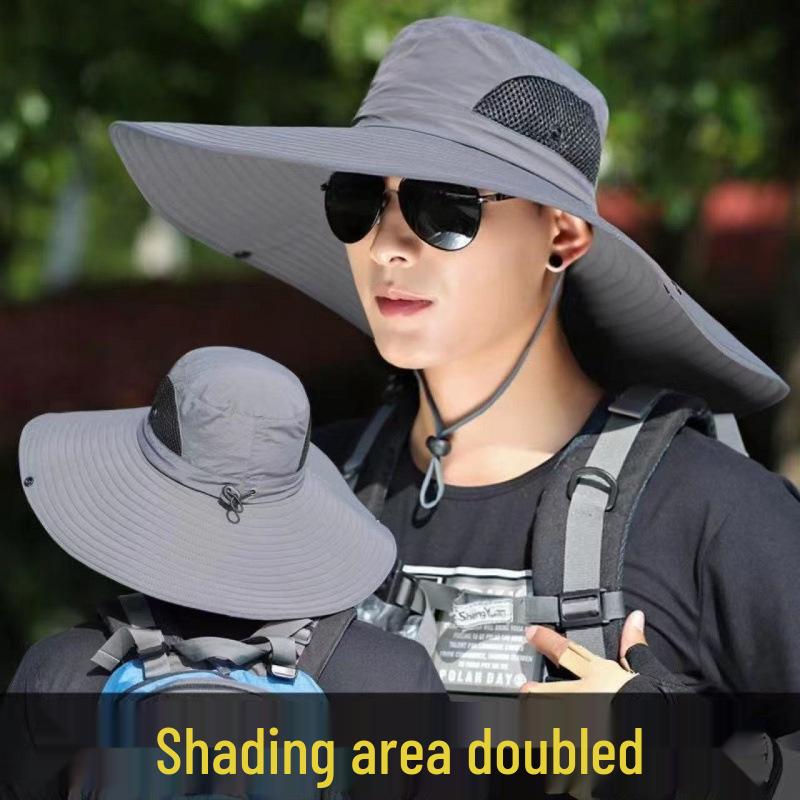 Men's Breathable Outdoor Sun Hat for Fishing and Mountaineering