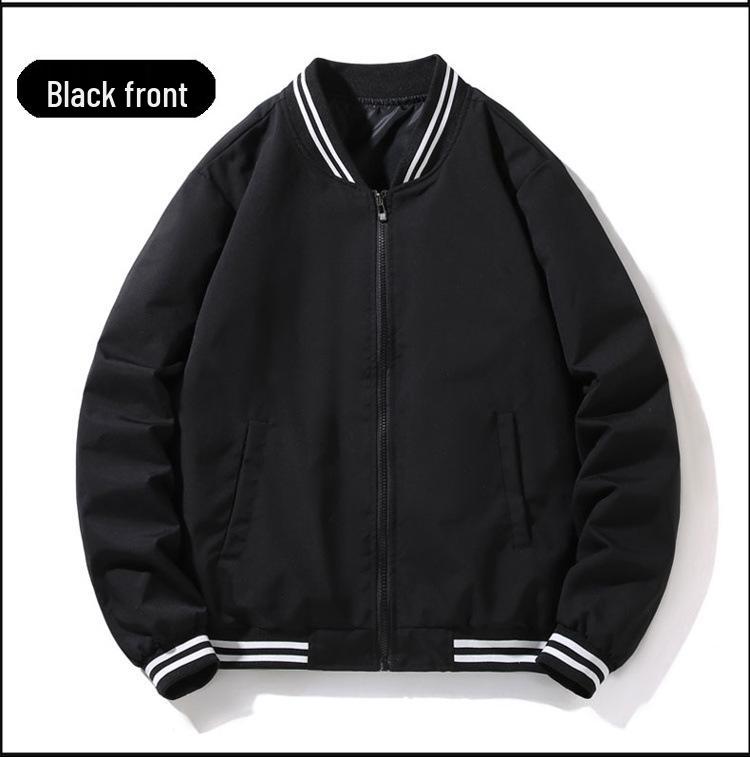 Men's Cross-Border Casual Stand Collar Baseball Jacket for Spring and Autumn