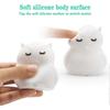 Colorful Kids Night Light, Touch Light LED Night Lamp, 9 Colors USB Rechargeable Lamp, Silicone Lamp, Bedside Lamp, Light Atmosphere, Indoor Lighting,