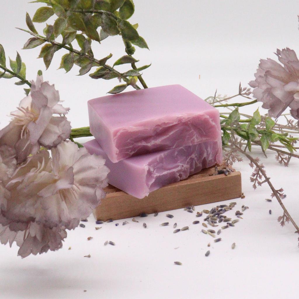 3x Lavender Coconut Soap Bar Handmade