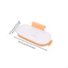 WallMounted Trash Bag Holder, Hanging Organizer, Kitchen Cabinet Door Rack Orange 26*12cm