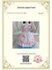 Café Style Cute Lolita Maid Outfit - Pink & Blue Bow Dress for Women