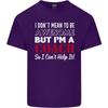 I Dont Mean to but Im a Coach Rugby Footy Unisexs Light Cotton TShirt