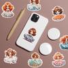 50 Cartoon Princess Series Graffiti Stickers, Cute Style Stationery Stickers, Water Cup and Computer Waterproof Decorative Stickers