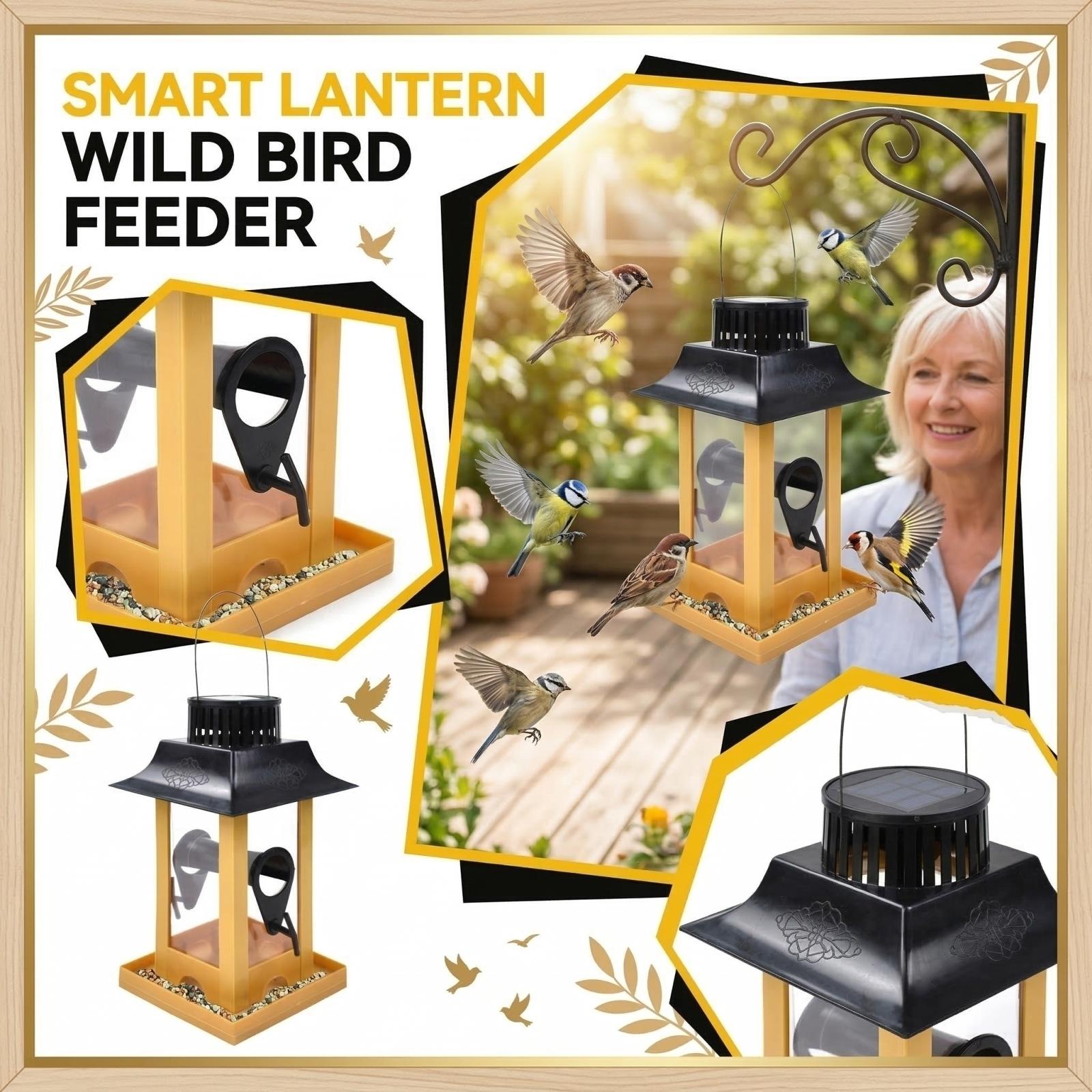 

Outdoor Bird Feeder, Semi-automatic -spillage Feeding Device For Outdoor Balconies, Courtyard Hanging Feeder One Size