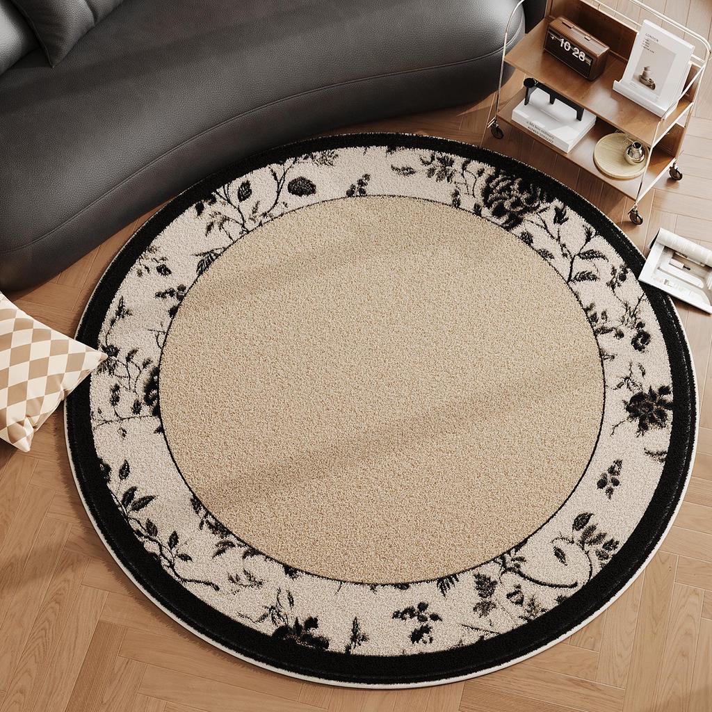American Style Imitation Cashmere Rug: Dirt-Resistant, Non-Slip, Easy-Care Carpet for Living Room & Bedroom