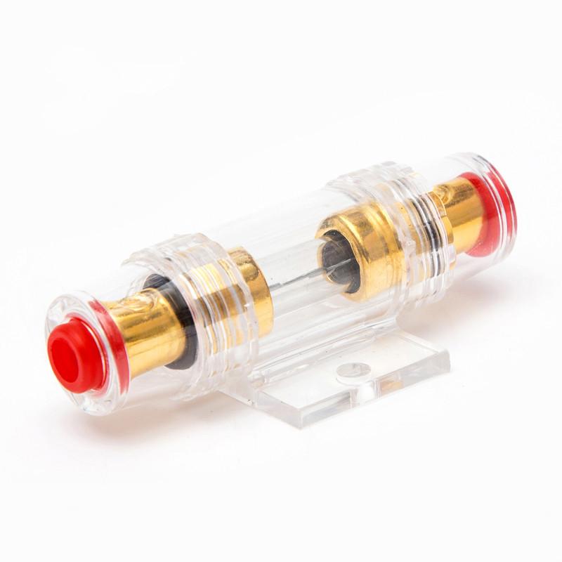 Car Audio Refit Fuse Holder 4-8 Gauge And 10 Gauge Wire With 60 AMP Fuses 60A/80A Fuse Holder For Car Stereo Audio Auto Amplifie