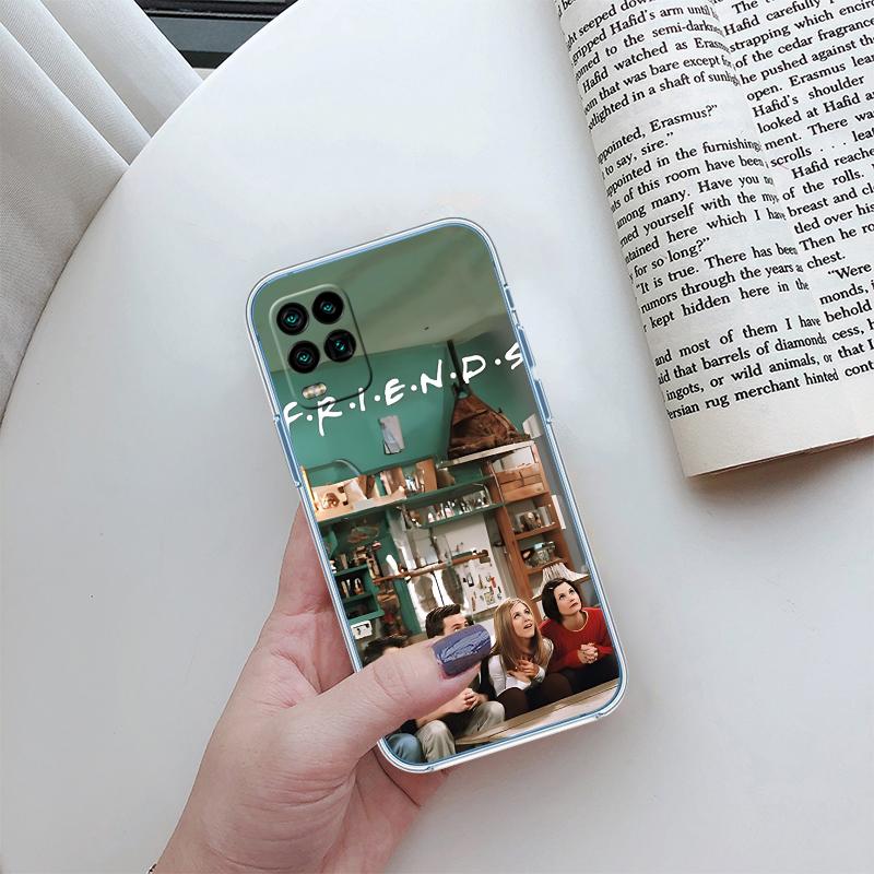 RP29 F-friends Transparent Phone Case for Motorola Moto G7 G8 G9 G84 G85 G73 G24 G15 Z2 Play Power Plus