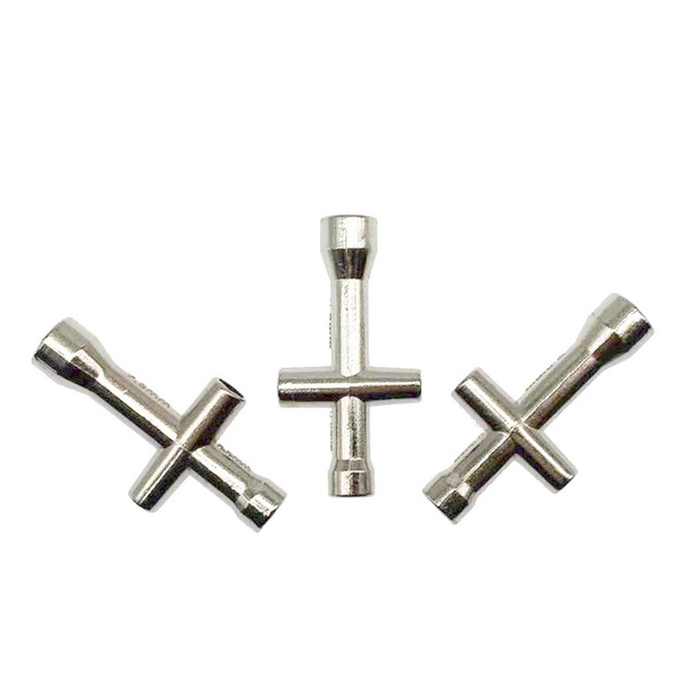 Compact And Heavy-duty Crosses Socket Wrench For Professional Silver Efficient