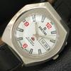 JAPAN VINTAGE RICOH R31 AUTOMATIC MENS WHITE COLOR DIAL WATCH A706859-1