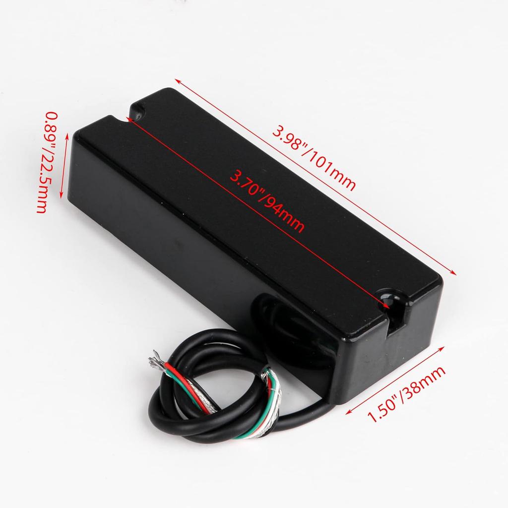 BQLZR 5 String Humbucker Neck Electric Bass Guitar Pickup, Passive Five String Bass Pickups, Coil Spliting 5 String Bass Pickups Bass Humbucker