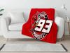 130cm×150cm Fashion Art Print 93 M-marcs Blanket Home Living Room Plush Sleeping Blanket Outdoor Car Warm Cover Blanket Bed