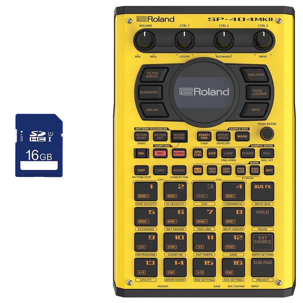 

Roland Sampler SD card set SP-404MK2-Y + (16GB) жовтий