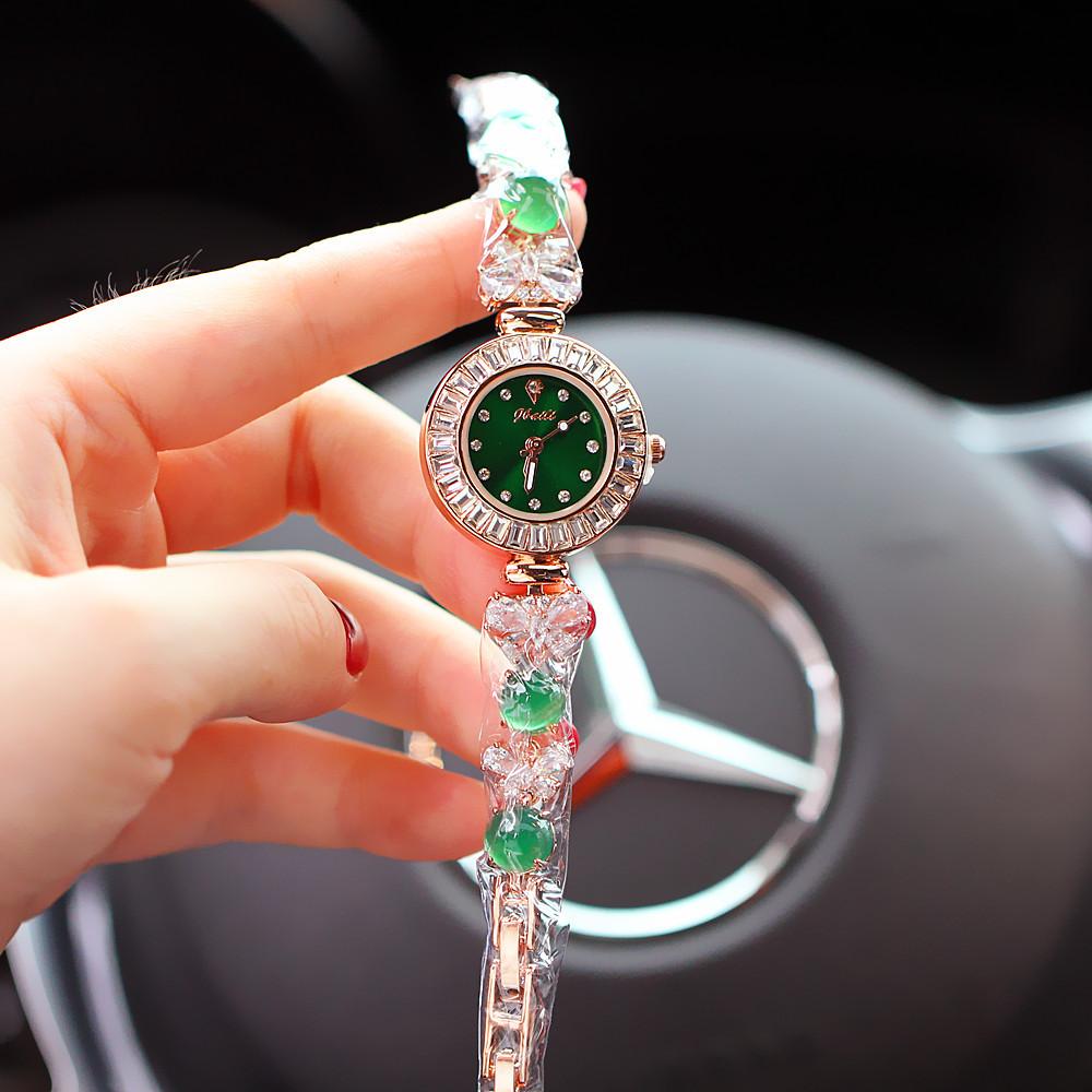 Brand Women's Watch Light Luxury Fashion Wristwatch High Quality Diamond Pearl Waterproof Ladies Jewelry Bracelet Watches Gift