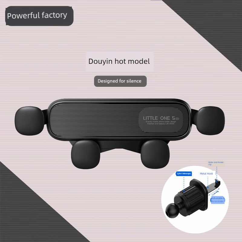 2025 New Mobile Phone Car Bracket Air Outlet Special Car Gravity Support Navigation Universal Fixed Cute