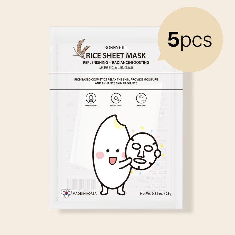 

BONNYHILL Rice Niacinamide Glow Sheet Mask (5pcs)