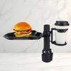 Cup Holder Tray 360-Degree Rotating Drink Organizer Cup Holder Food Eating Tray for Seat Truck Kids Travel Desk Backseat Road