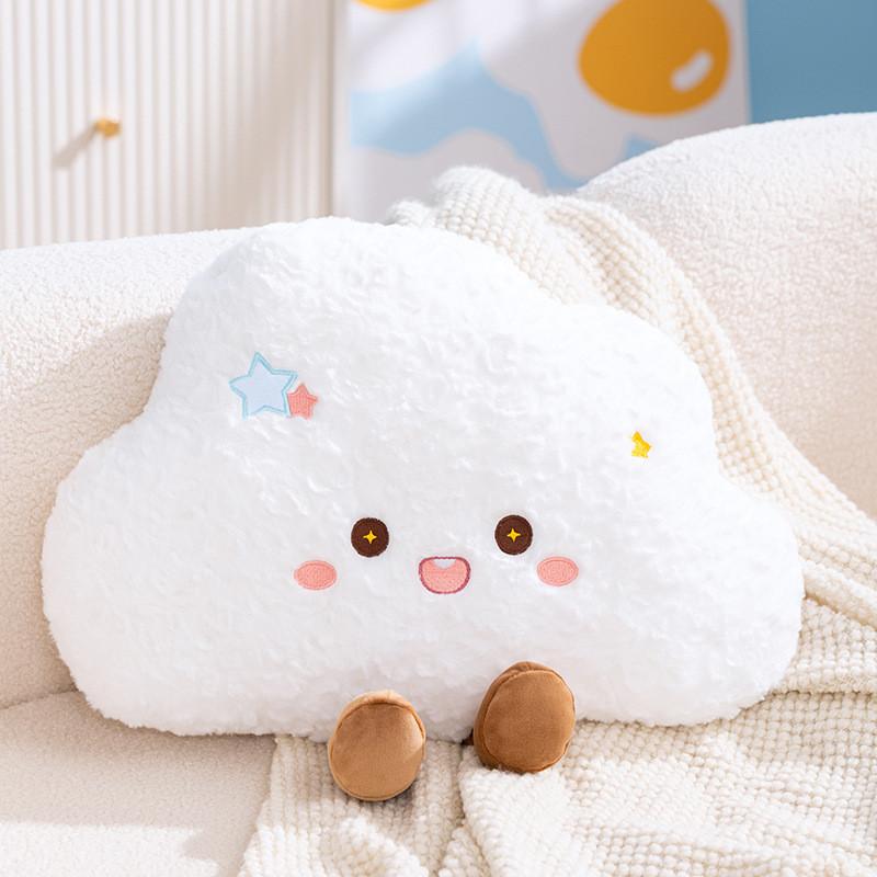 Cloud Sun Star Plush Pillow With Pp Cotton Filling For Kids And Teens Comfort