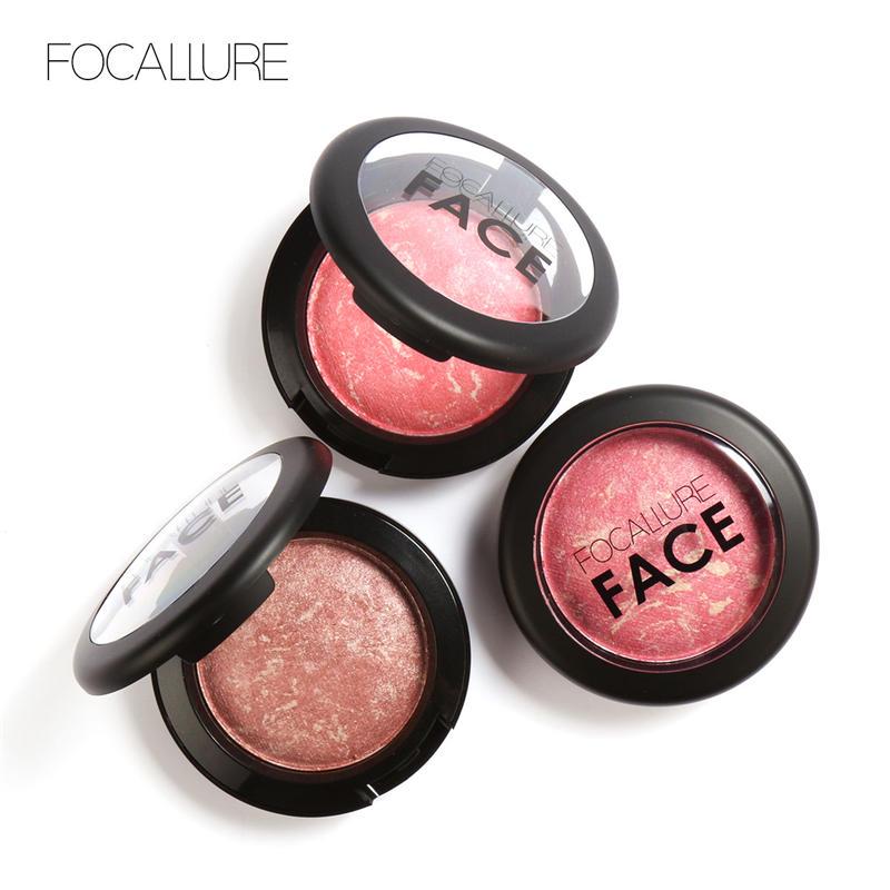 

FOCALLURE Лицо Blusher запеченные румяна макияж порошок 6 цветов