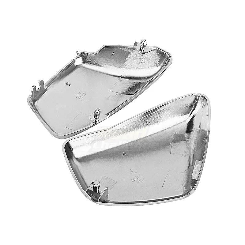 Capac carenaj baterie motocicletă Pentru Yamaha XV 700 750 1000 1100 Virago 1984-up Capac lateral Stânga & Dreapta Capac de protecție Crom