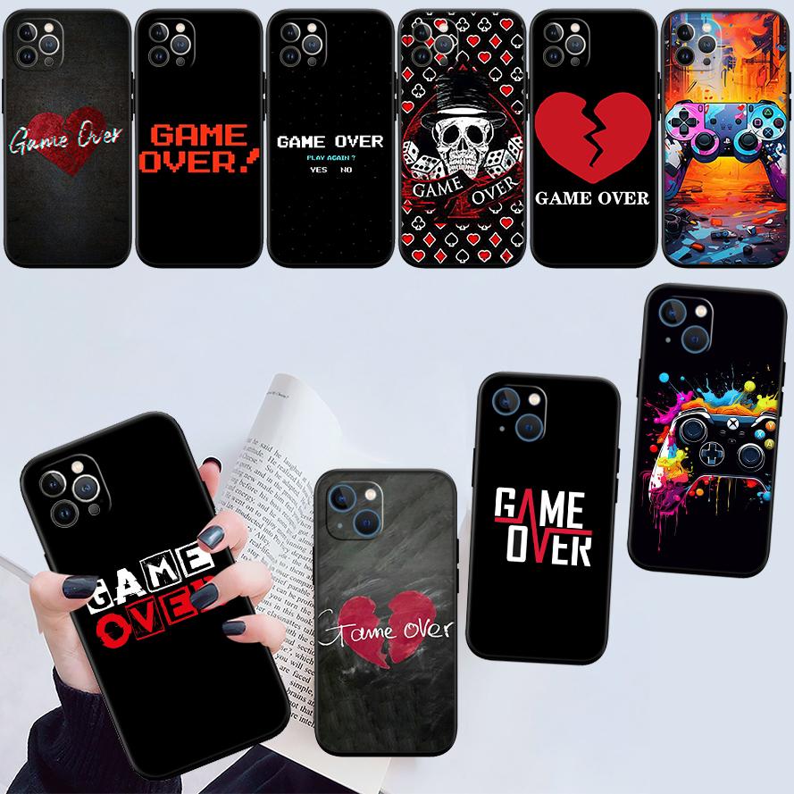 UP30 Game Over Phone Case for Samsung Galaxy A11 A12 A13 A15 A52S A53 A55 A56 A70 A71 A72 A73 F06 F16 F56 S10 Plus S10e