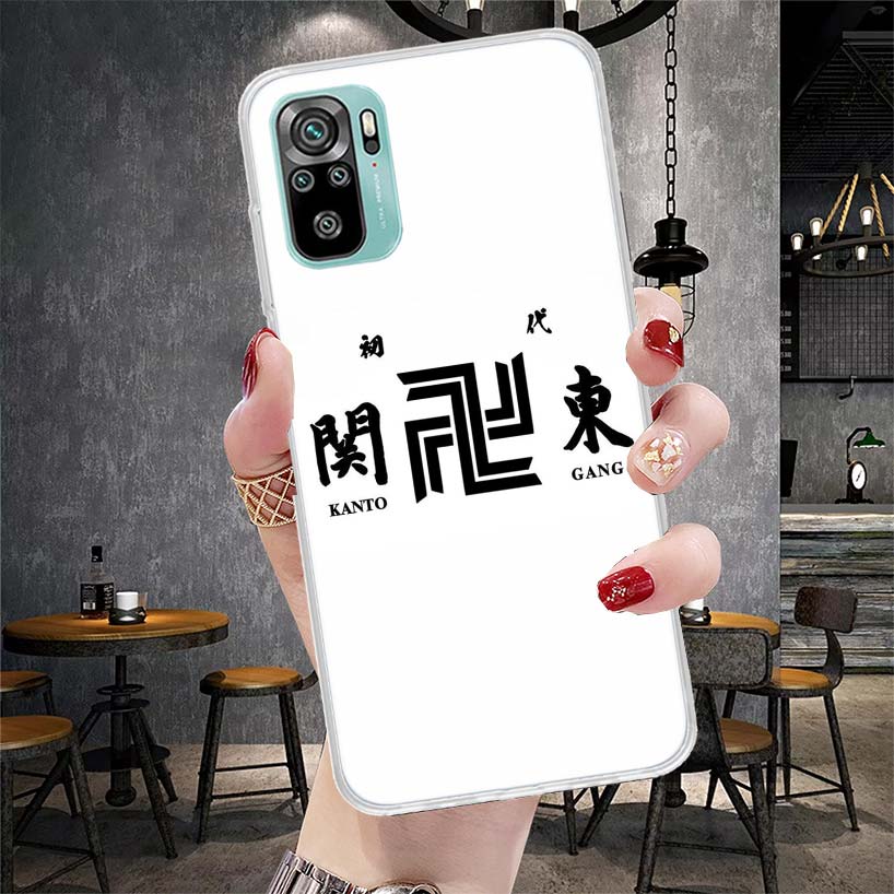 Tokyo Aevengers Bosozoku Logo Soft Phone Case For Xiaomi Redmi Note 15 14 14S 13 12 Pro Plus 12S 11 11S 11E 10 10S 11T 5G Fundas