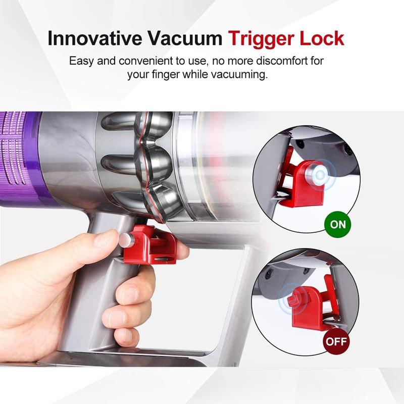 Trigger Lock for Dyson V11 V10 Absolute/Animal/Motorhead Vacuum Cleaner Power Button Lock Accessories Free Your Finger