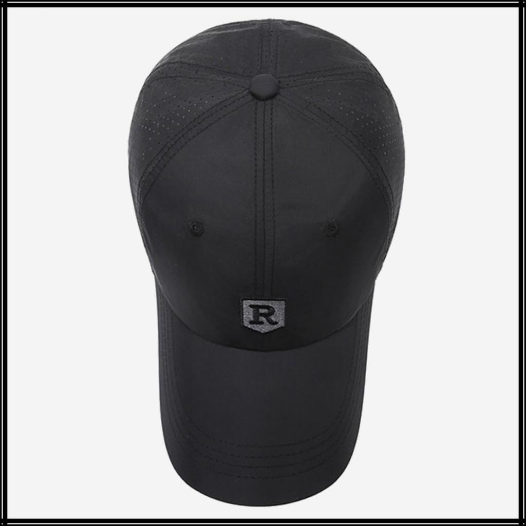 White Fang Kappe Hut Atmungsaktiv Sonnenschutz Laufen Sport Outdoor Herren Damen CZA081 (Schwarz)