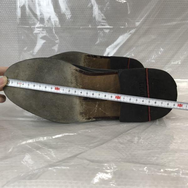 Lloyd Mesh Leder Monk Strap Schuhe Schwarz Größe 43 9F 27.5cm Hergestellt in Deutschland(GEBRAUCHT)