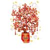 New Year Money Tree Window Stickers - Festive Glass Door Clings for Spring Festival Decoration
