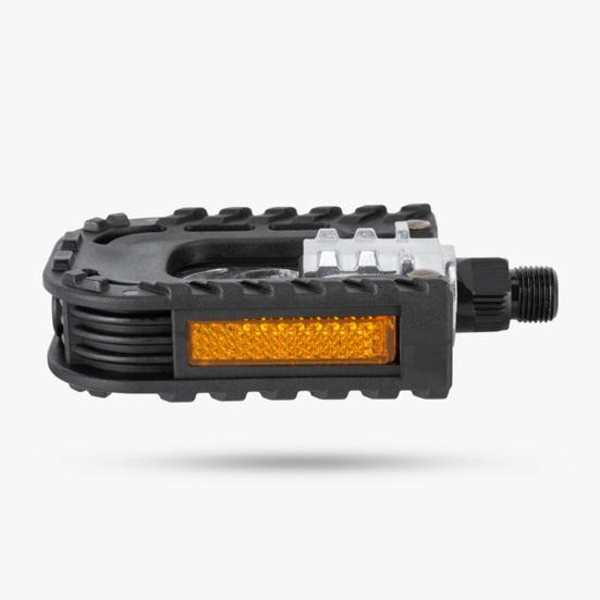 1 Pair Bike Pedals Sturdy High-power Shaft Core Non-slip Lightweight Wear-resistant Replacement Aluminum Alloy Body Cycling Riding Flat