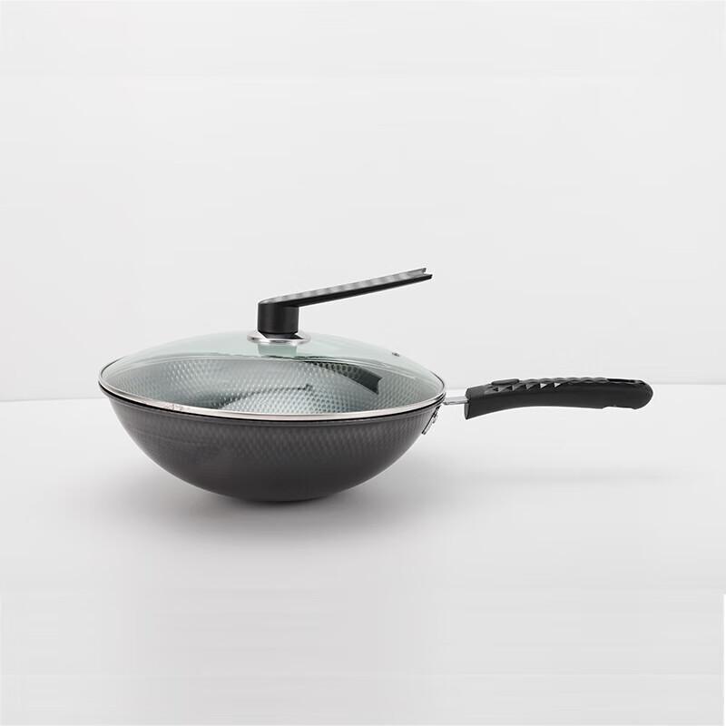 DStt Air Suspension Lightweight Stir-fry Wok