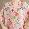 DIMANAF New 2026 Women Plus Size Summer Casual Loose Long Dress Cotton Oversize Maxi Floral Print Beach Sundress