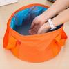 15L Camping Bucket Outdoor Wash Basin Waterproof Folding Bucket Portable Collapsible Water Bucket for Travel Fishing