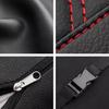 Auto Hals Kissen Sowohl Seite Pu Leder 1 stücke Pack Kopfstütze Für Kopf Schmerzen Relief Gefüllt Faser Universal Auto Kissen V6U2