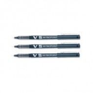 Stylo Roller PILOT Hi-Tecpoint BX-V5 Pointe Fine 0,5 Mm Encre Noire - Lot De 12