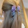 Netting and Crystal Fringe, Rose Flower Side Hairpin, Soft and Fairy-like Style, Women's Hair Accessories, Claw Clip, Hairpin
