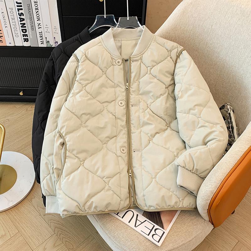 Preppy Style Short Cotton Jacket Women's 2025 Winter New Thickened Cotton Jacket Cotton Jacket