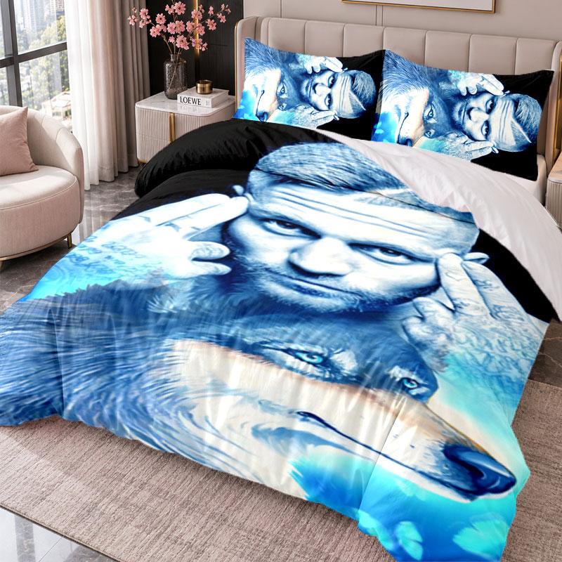 Kontra K 3Pcs Bedding Set Duvet Cover With Two Pillowcases For Bedroom Home Decoration