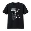 Modest Mouse T Shirt Black Album Cover Print for Music Fans Retro Style  vintage Washed Slightly Casual fashion Unisex