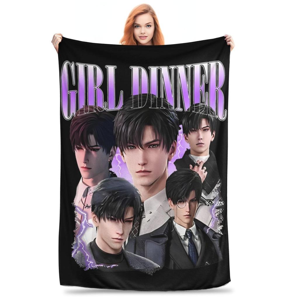 Sylus Love And Deepspace Art Blanket Cover Flannel Lightweight Throw Blankets for Car Sofa Couch Bedroom Quilt