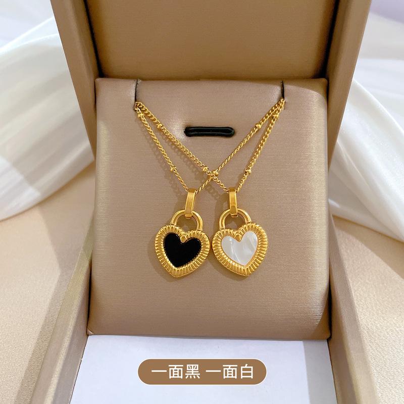 Geometric Planet Personality Minimalist Wind Furnace Real Gold Necklace Female Collarbone Chain