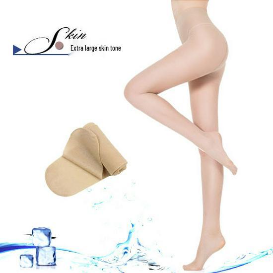 Langsha Plus Size Anti-Ladder Sexy Stockings - Black & Flesh, Thin Transparent Pineapple Design, Summer Anti-Hook Socks for Women.