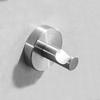 Black 304 Stainless Steel No-Drill Coat & Hat Hook for Bathroom or Entrance