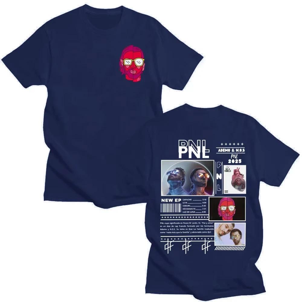 PNL French Rapper Le Monde Chico Album Graphic TShirt Unisex Cotton Short Sleeve Hip Hop Fashion Streetwear TShirt