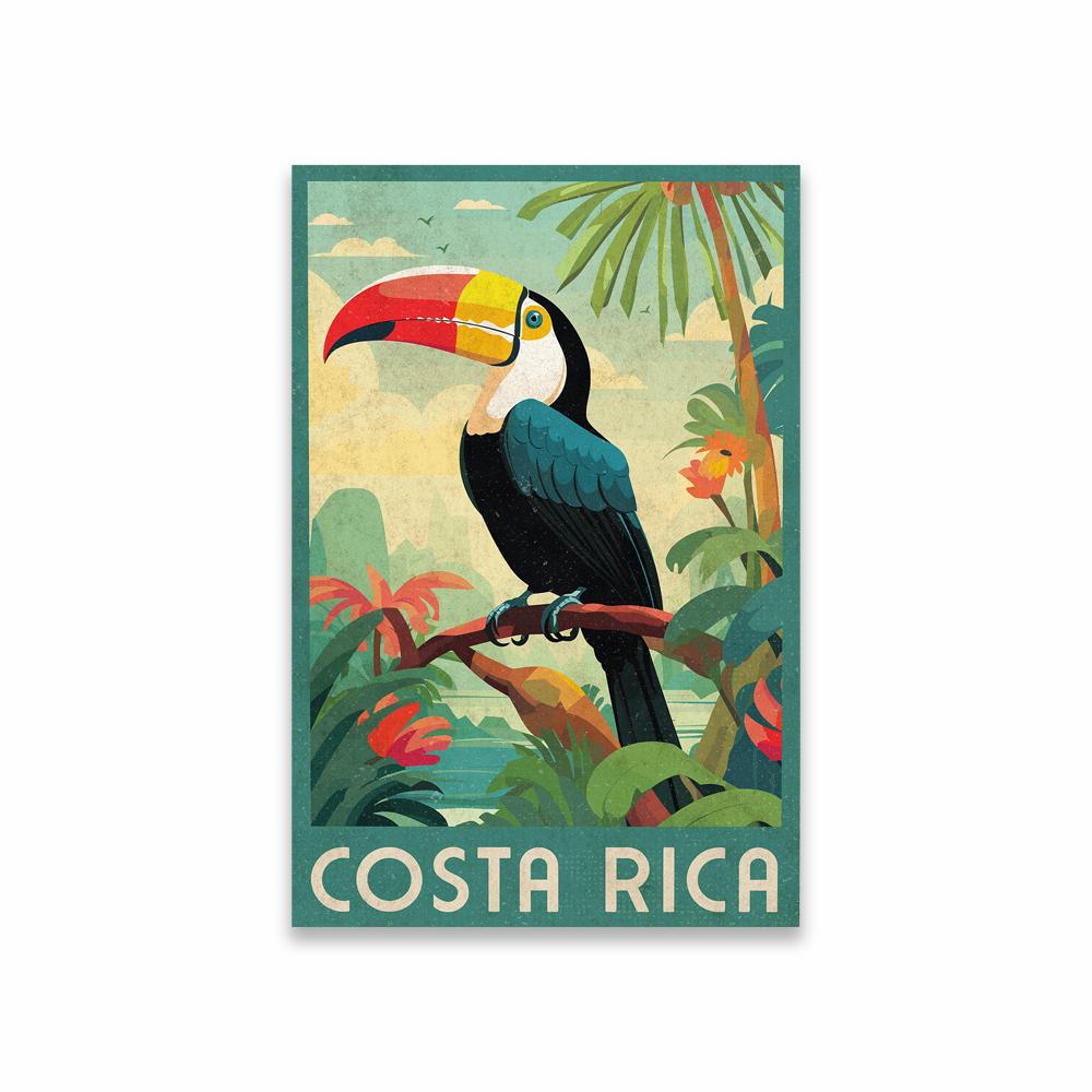 Costa Rica Travel Poster Print London Bridge Vintage Travel Poster Alaska the Last Frontier Bald Eagle Canvas Painting Decor